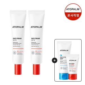 [아토팜] 페이스크림 35mlX2 (증정)탑투토워시 100ml+MLE 크림30ml 6/8~6/14