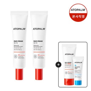[아토팜] 페이스크림 35mlx2 [증정]MLE로션 60ml+탑투토워시 20ml(8/17~23)