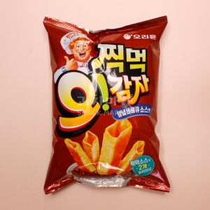 오리온 과자마켓 오감자 찍먹 양념바베큐소스맛 136g