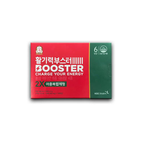 <b>정관장</b> 활기력 부스터 (액상 20ml + 정제 400mg) x 14개입-고래