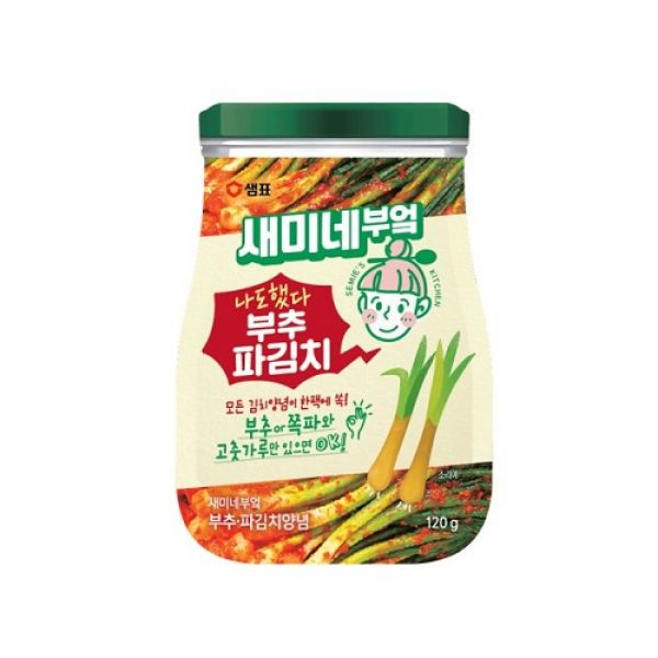 샘표 새미네부엌 부추 파김치 양념 120g 14개