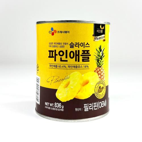 30252 쿡샵 파인애플 슬라이스 3KG 필리핀 통조림