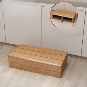 싱크대발판 키높이 주방 발받침대 원목 풋스툴 디딤판