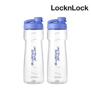 락앤락 액티브 라지 물병 바이올렛 730ml+730ml 물통 물병 트라이탄 쉐이크통 헬스 등산 TOP_ABF724Vs2