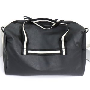 스탈릿 엑티브 블랙 빅 보스턴 숄더백[4계절용 숄더백 큰 가방 어깨에매는 지퍼 수납 빅백 패브릭 면 블랙 여성 편한  보부상가방 더플백 봄 여름 가을 겨울 데일리 여행 나들이 휴양