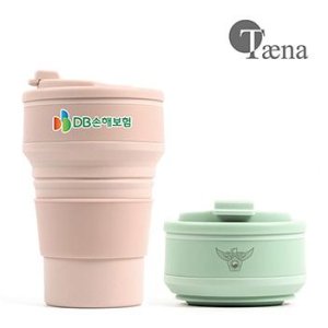 태나 접이식 실리콘 텀블러 500ml  1개 (1 개부터 구매가능)(1 개-샘플구매 가능.)