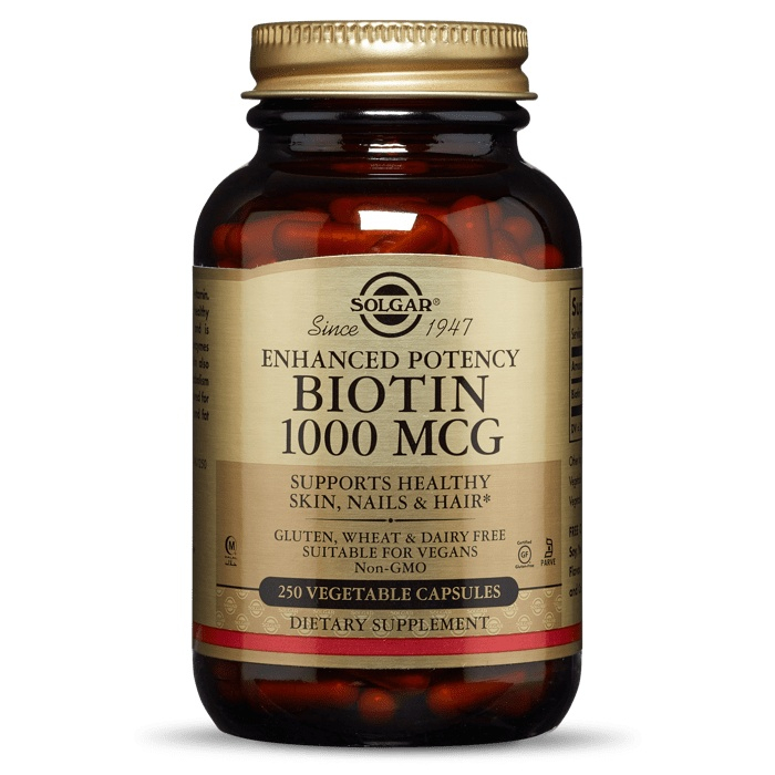 솔가 <b>비오틴 1000mcg</b> 베지터블 캡슐 글루텐 프리 비건  250정  1개