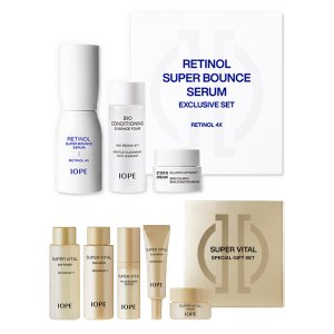 아이오페 레티놀 슈퍼 바운스 세럼 30ml 익스클루시브 + 슈퍼바이탈 견본 5종 세트  1개