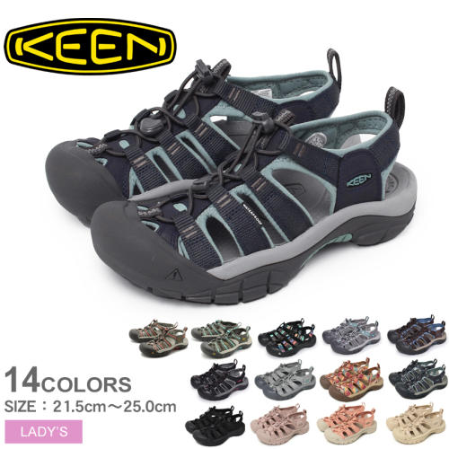 93여름 처분 ! keen 킨 샌들 레이디스 <b>뉴트</b> H2 KEEN 21.5 cm~25 cm 베이지 네이비 감색 NEWPORT 심플 <b>피곤</b>