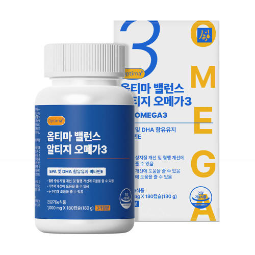 <b>옵티마</b> 밸런스 알티지 <b>오메가3</b>, 180캡슐, 3개월분