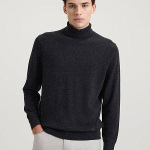 [닥스 남성] [Signature Cashmere] 캐시미어 100 풀터틀 스웨터 DMSW4DC71CG