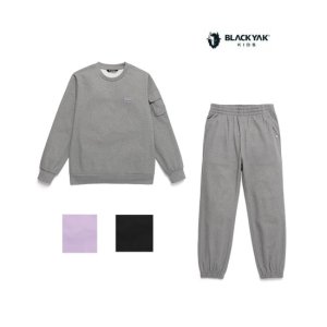 [ 현대백화점 ]블랙야크키즈 택가99000원 상하맨투맨세트(기모X) 1BKSEF4902