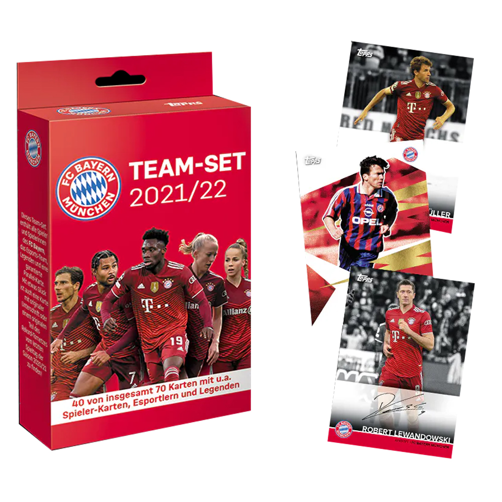 쿠키런 바이에른뮌헨 TOPPS 팀세트 미개봉 1박스 8팩 파니니축구카드 친필싸인