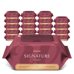 베베숲 시그니처레드 캡형 물티슈 70매 20팩
