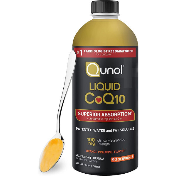 코큐텐Qunol Liquid <b>CoQ</b>10 100mg Superior 30.4 Fl Oz