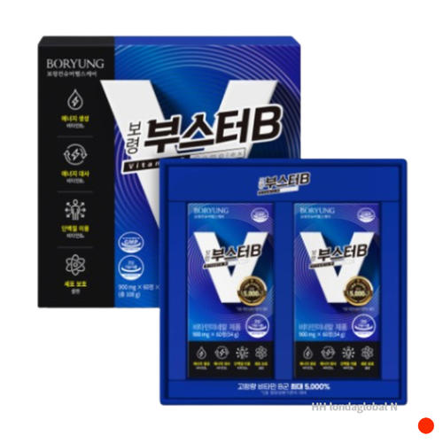 <b>보령제약</b> 부스터B 비타민B <b>판토텐산</b> 미네랄 120캡슐