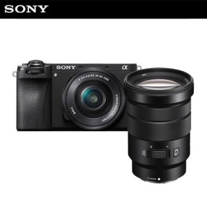 소니 카메라 A6700L (SELP1650) + SELP18105G 줌렌즈 패키지 / 미러리스 알파
