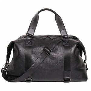 [백스테이] B185T 고급 천연소가죽 보스턴백 여행가방 데일리백