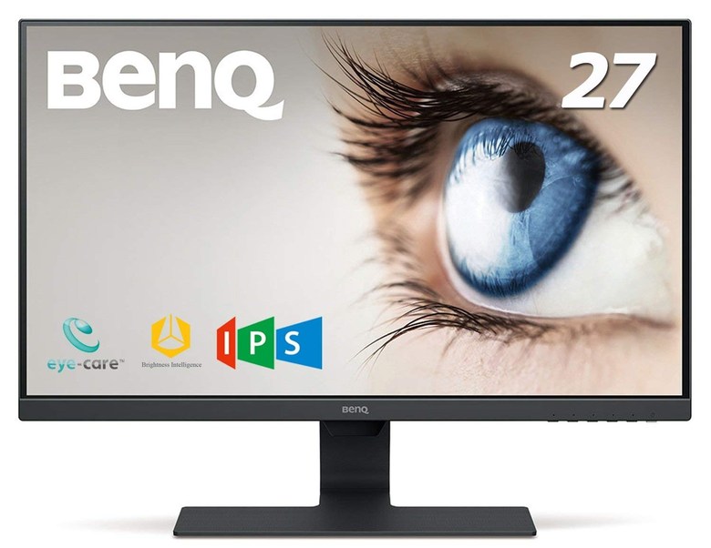 BenQ GW2780T 컴퓨터 모니터 27 FHD 1920x1080p IPS 아이케어 테크 로우 블루 라이트 눈부심 방지 적응형 밝기 높이 및 기울기 조절 내장 스피커 디스플레