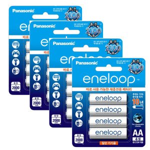 에네루프 파나소닉 에네루프 2000mAh 16알 AA충전지 eneloop