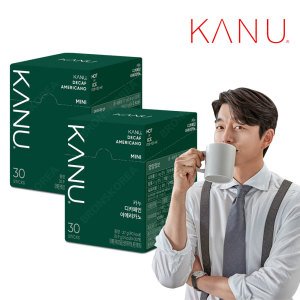 맥심 아메리카노 커피/ 카누 디카페인 미니 30T X 2개