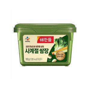 CJ제일제당 해찬들 사계절 쌈장 500g 6개