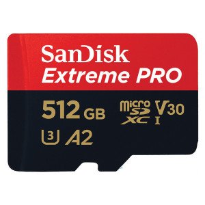 샌디스크 마이크로 SD카드 512GB 512기가 Extreme Pro 블랙박스 핸드폰 닌텐도 카메라 외장 메모리