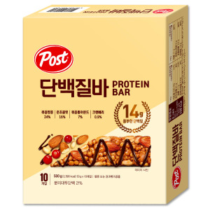 [포스트] 단백질바 500g 10입 + 에너지바 액티브 450g 10입