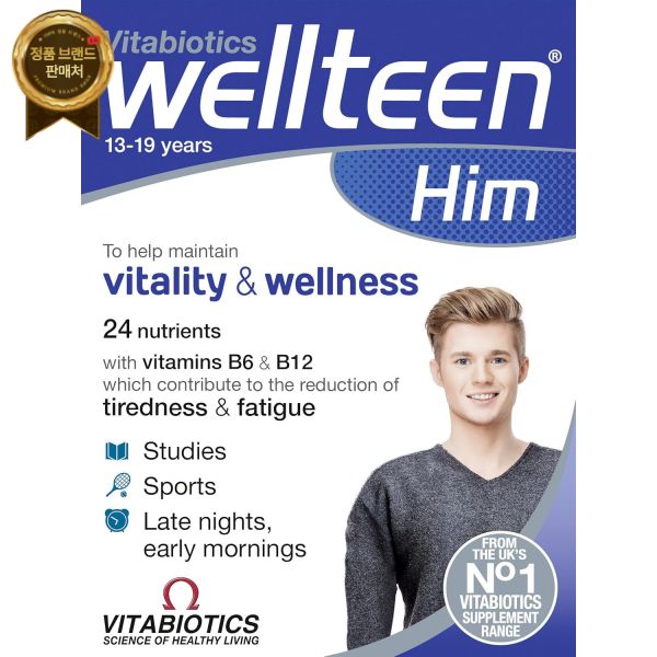 Vitabiotics Wellteen by Him 정제 x 30  1개  30정