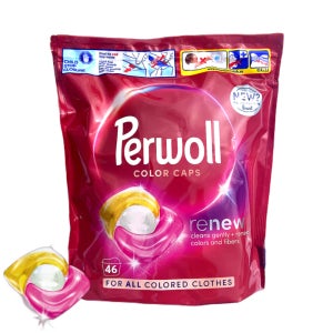 헨켈 퍼울 퍼월 리뉴 기능성 세탁 캡슐세제 컬러 46개입