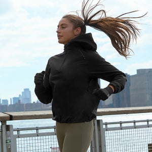 러닝 바람막이 집업 상의 후드 윈드브레이커