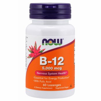 나우 <b>비타민B12</b> 5000mcg 60정 로젠지