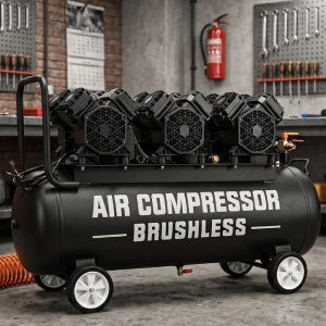 콜라보 콤프레샤 유선타입 KOLAVO DC993 8HP 8마력 저소음 오일리스 중고압 10bar 타입 콤프월드