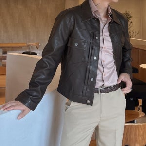 45314 토니 가먼트 페이커 레더 자켓