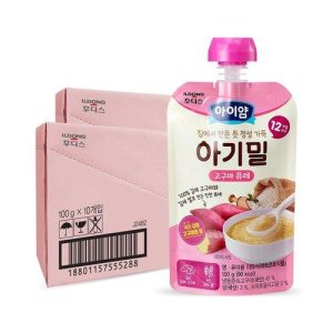 아이한끼 키즈밀 아기밀 함박스테이크 6팩