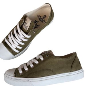 비비안웨스트우드 그린 ORB 로고 스니커즈 우먼스 GREEN 75020053 11600