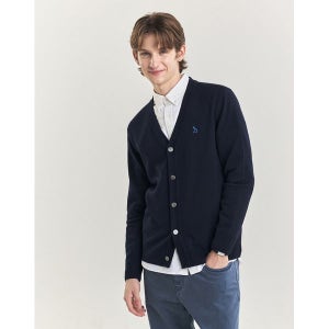 [헤지스 남성] 매장정품 헤지스 24FW 이중직 울 가디건 HZSW4D202N2