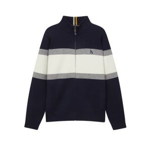 [헤지스 남성] 헤지스 울 컬러블럭 방풍 집업 HZSW4D331N3