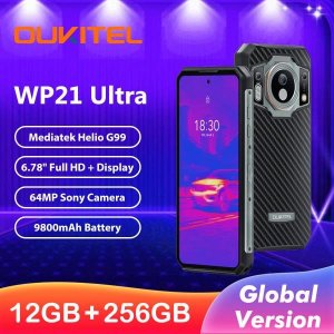 Oukitel 울트라러기드 스마트폰, WP21, 12GB, 256GB,