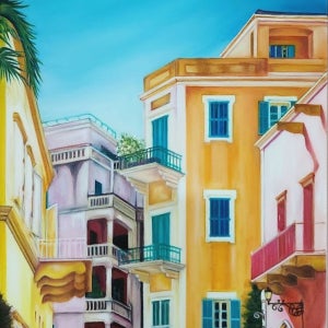 예쁜풍경유화작품, 홈인아트