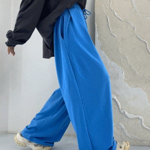 프레틴 투웨이 핀턱 와이드팬츠