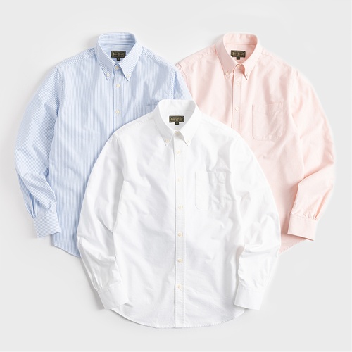 [부기홀리데이] 12 OXFORD BUTTON DOWN SHIRT (6 color)