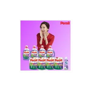 퍼실 딥클린 컬러젤 라벤더 플러스 세탁세제 본품 2.7L x 4 + 리필 1.8L x 4 + 버