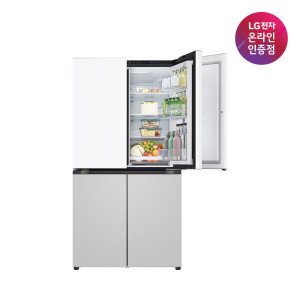 LG전자 LG 디오스 오브제컬렉션 매직스페이스 냉장고 T875MHR111 1등급 870L 4도어냉장고