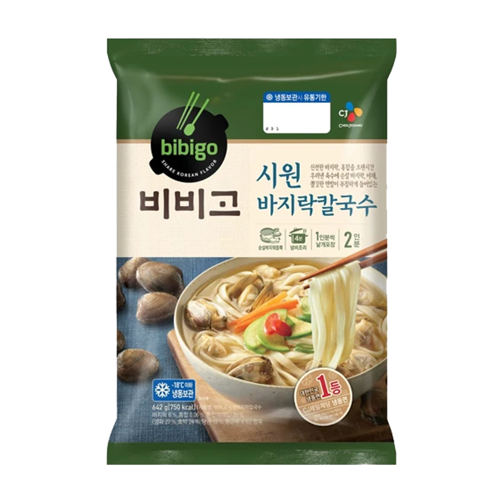 비비고 시원 바지락 칼국수 642g 1개