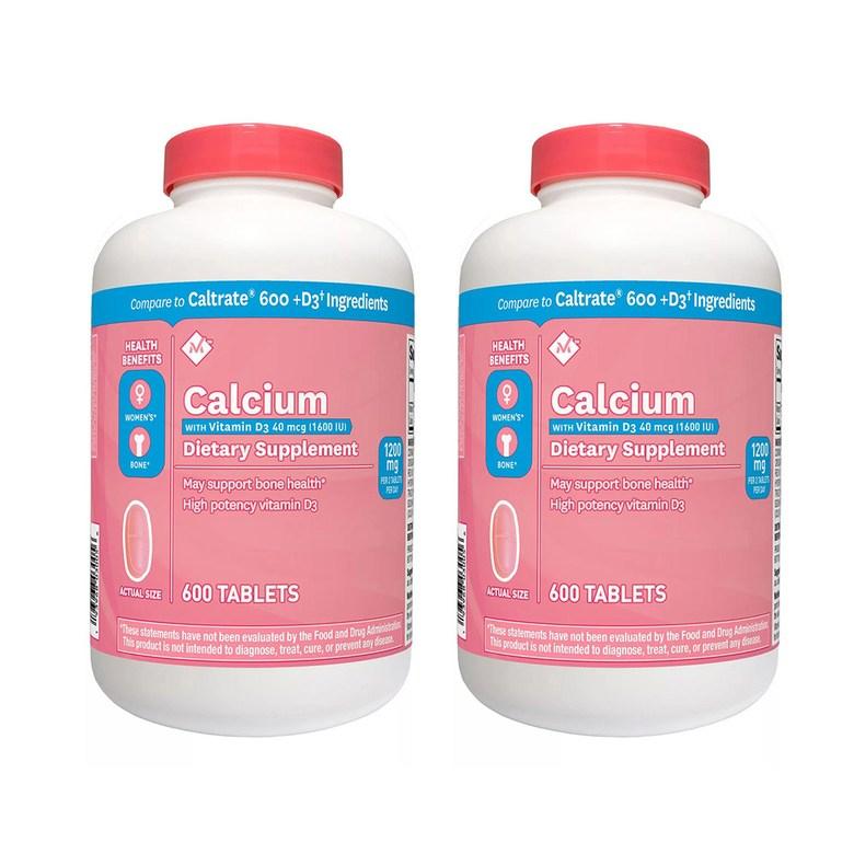 <b>멤버스마크 칼슘</b> 비타민D 600mg Member’s Mark Calcium + D3  2개