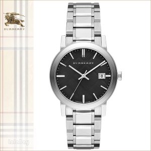버버리 남녀공용 시계 체크 블랙 38mm 메탈밴드 명품시계 BU9001 관세포함 BU9001