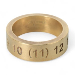 메종마르지엘라 세미폴리시드 6mm 넘버링 반지 골드 SM3UQ0034 S12959 950 숫자 메종 마르지엘라 여성 NUMBER RING 29963408