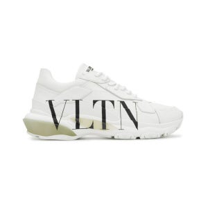 발렌티노 송아지 가죽 VLTN 바운스 스니커즈 화이트 블랙 S0B21 RKW A01 20SS TY2S0B21 43503220