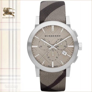 버버리 남성 시계 더시티 노바체크 42mm BU9358 가죽밴드 BU9358